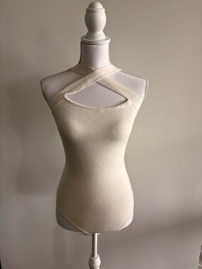 Abercrombie & Fitch Cream Knit Top (Skirt NOT included)